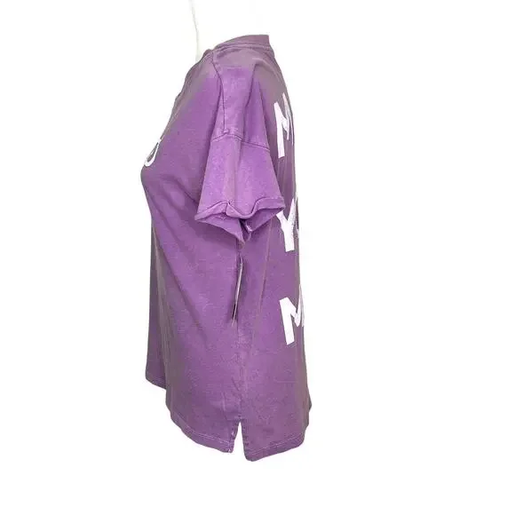 Peloton Short Sleeve Purple Vintage Cotton T-shirt Make Your Mark Small NWT - Picture 5 of 8